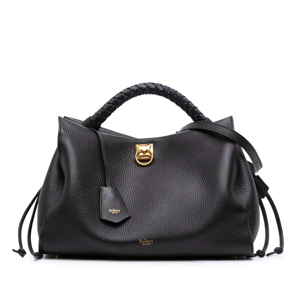 Mulberry Heavy Grain Calfskin Iris Satchel