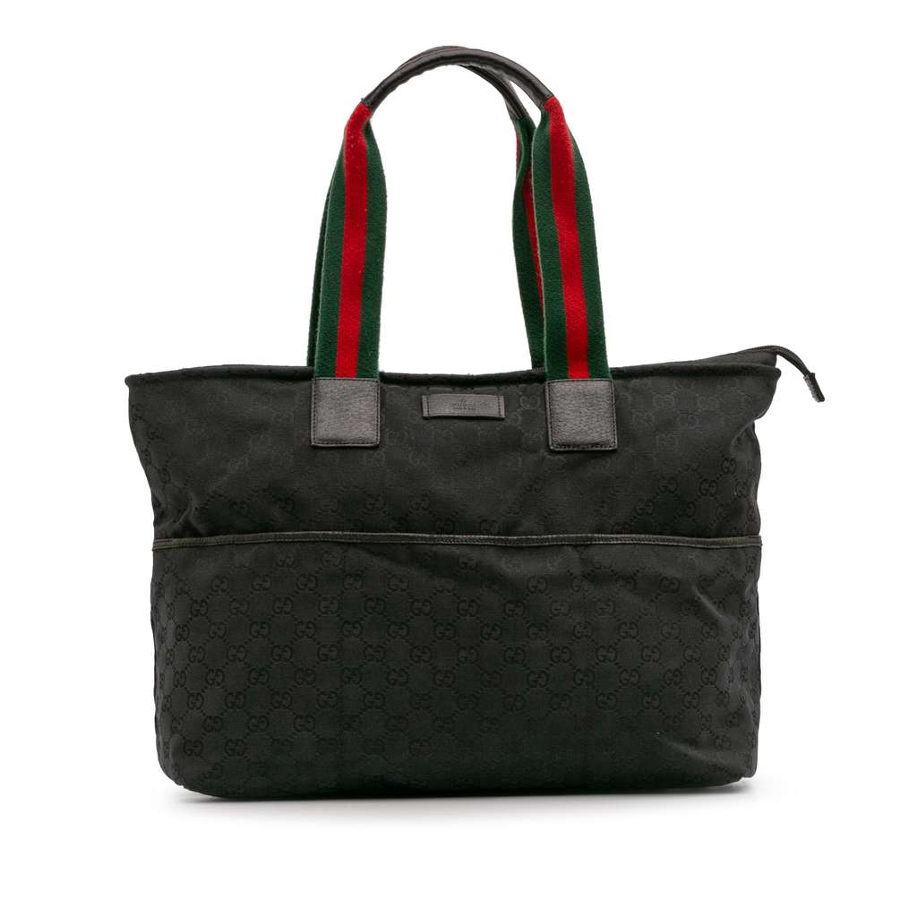 Gucci GG Canvas Web Tote