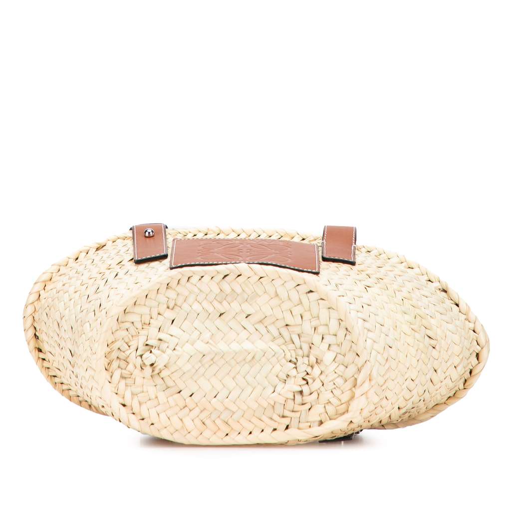 Loewe Small Raffia Basket Tote - 3