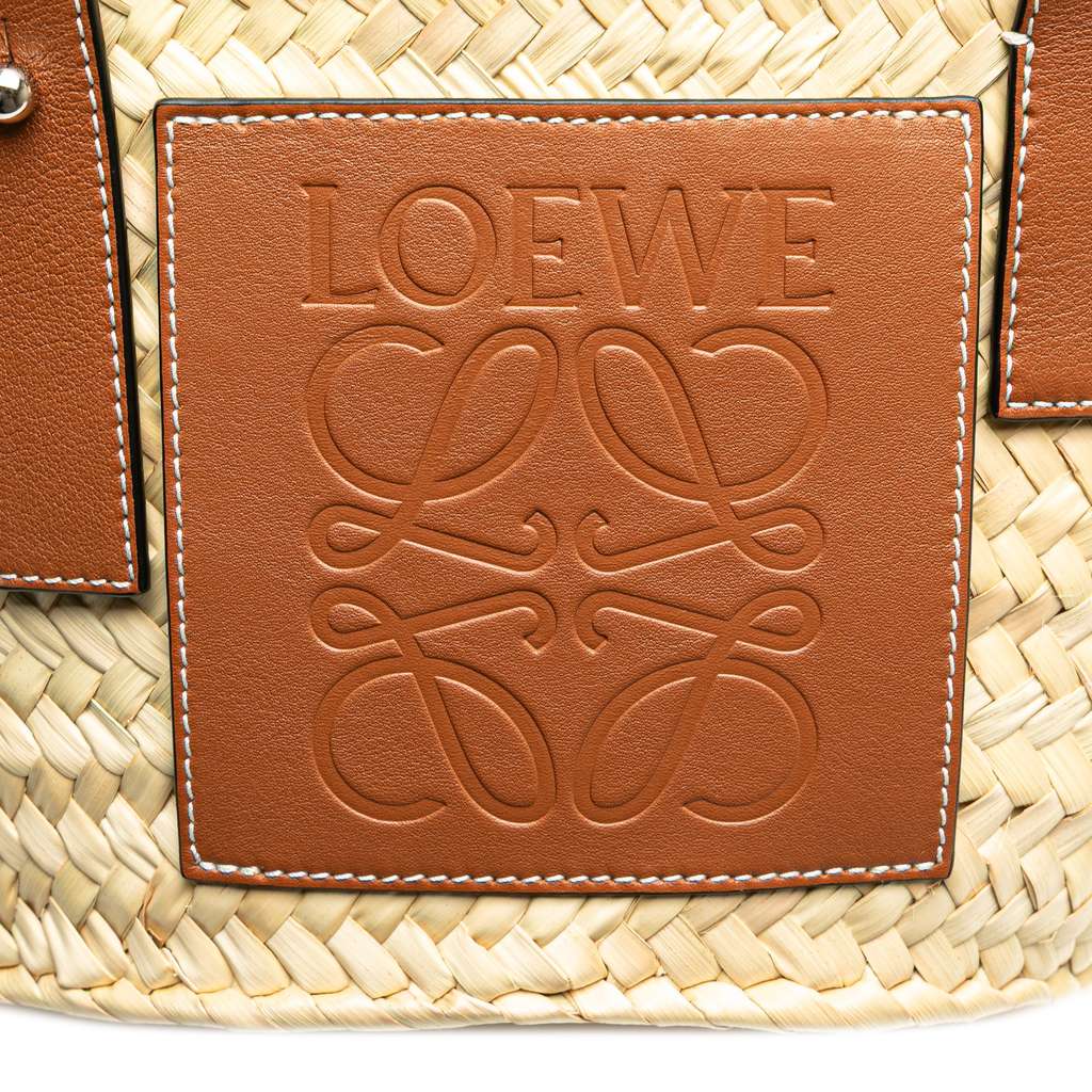 Loewe Small Raffia Basket Tote - 5
