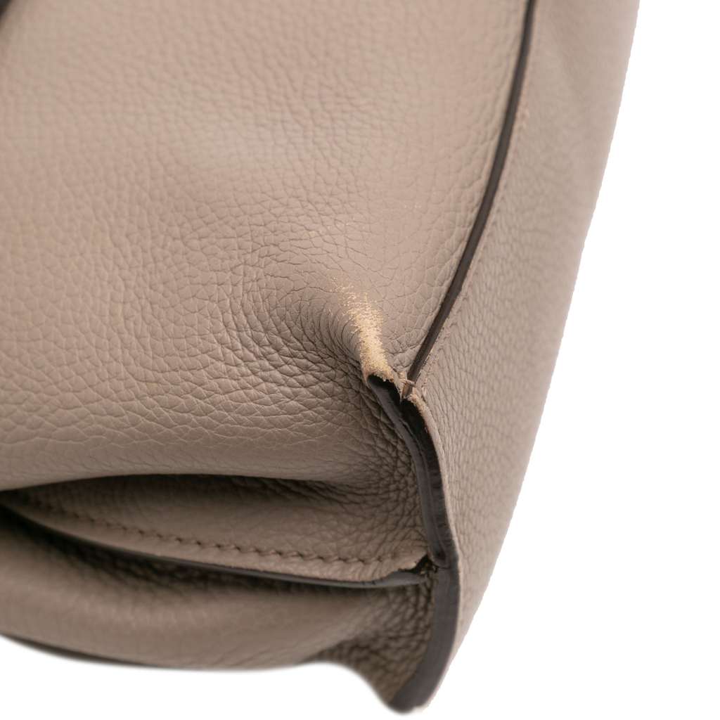 Gucci Small Leather Bamboo Daily Satchel - Image 10