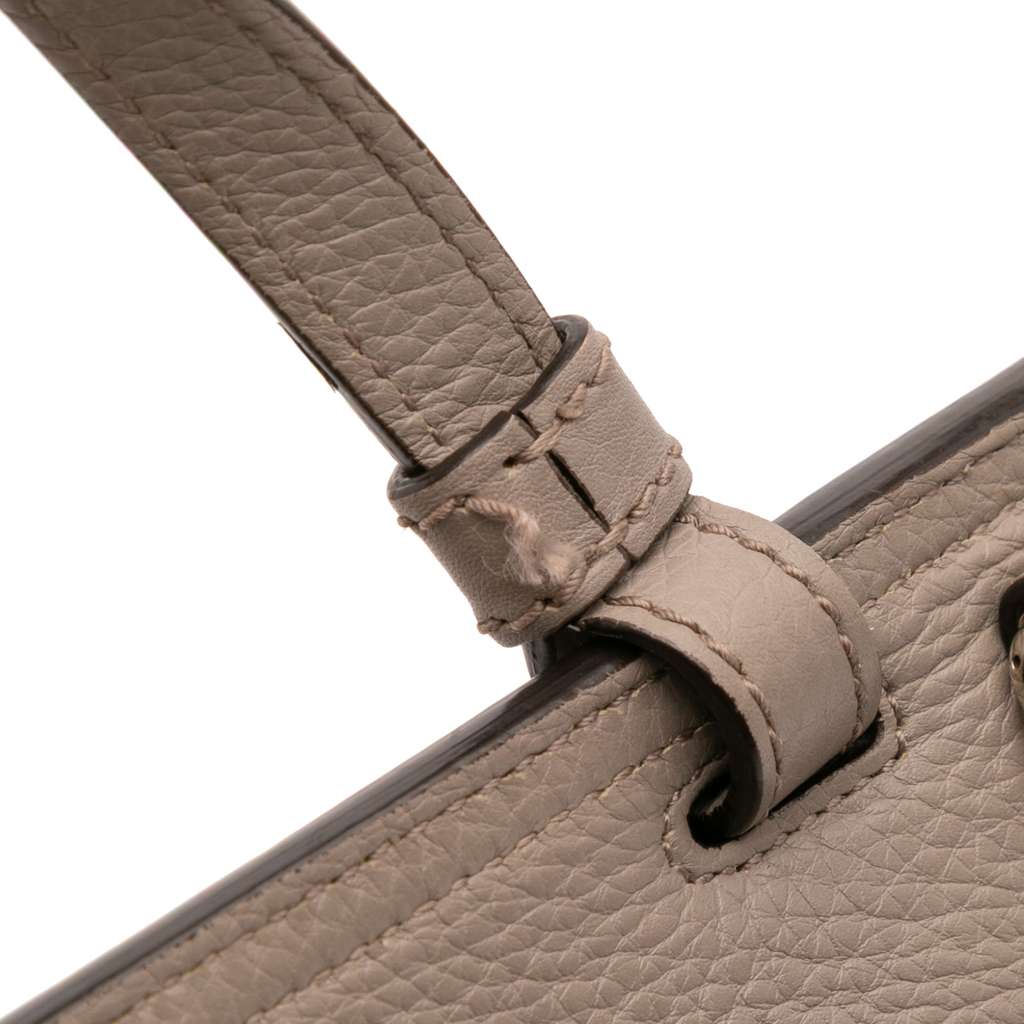 Gucci Small Leather Bamboo Daily Satchel - Image 12