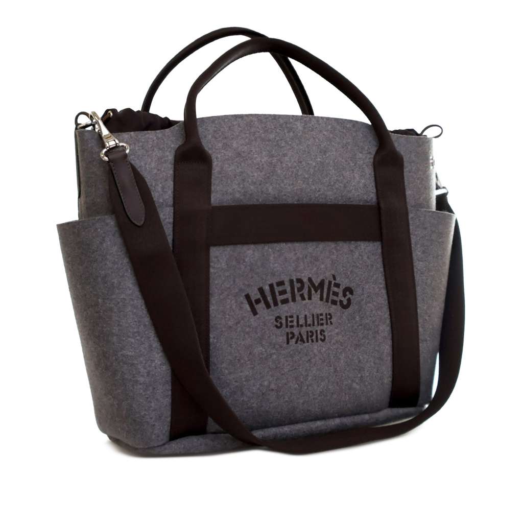 Hermès Feutre Sac de Pansage Groom Bag - 2