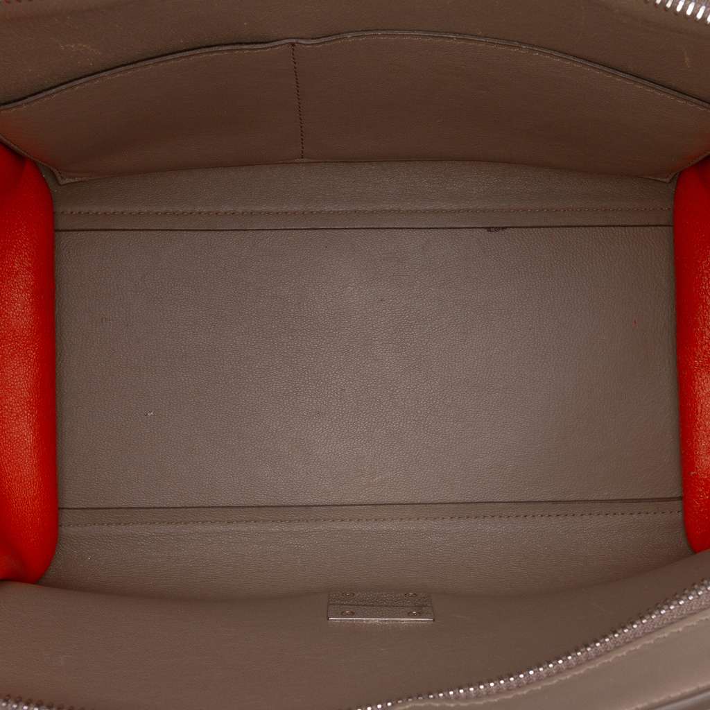 Celine Small Tricolor Leather Trapeze Satchel - 4