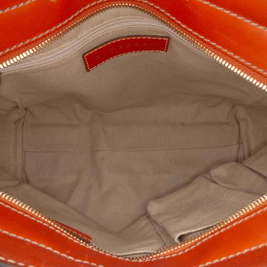 Burberry Small Haymarket Check Coated Canvas Honeywood Tote - 4