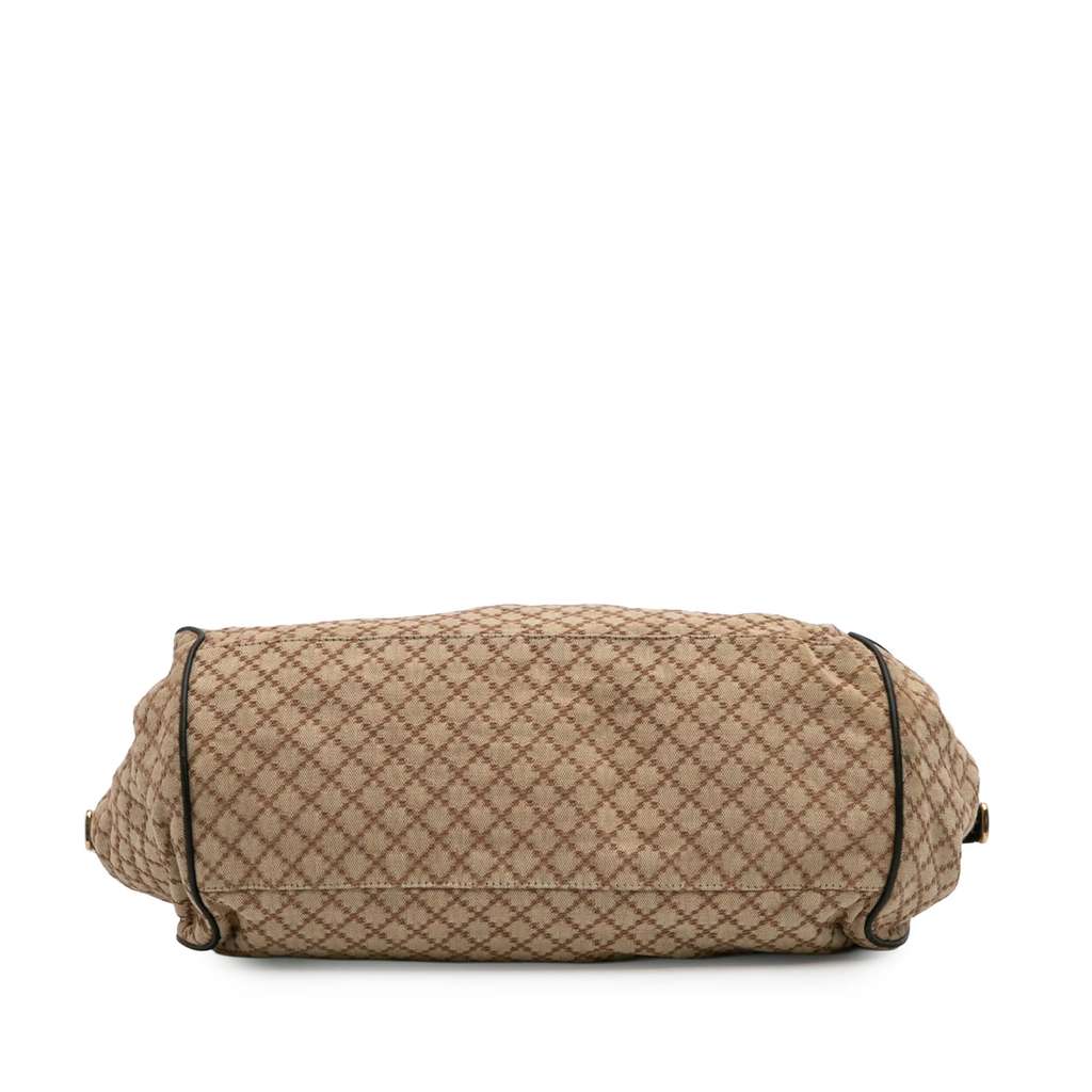 Gucci Diamante Canvas Sukey Satchel - Image 6