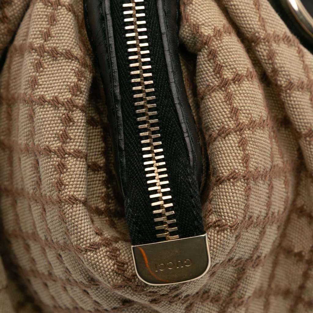 Gucci Diamante Canvas Sukey Satchel - Image 10