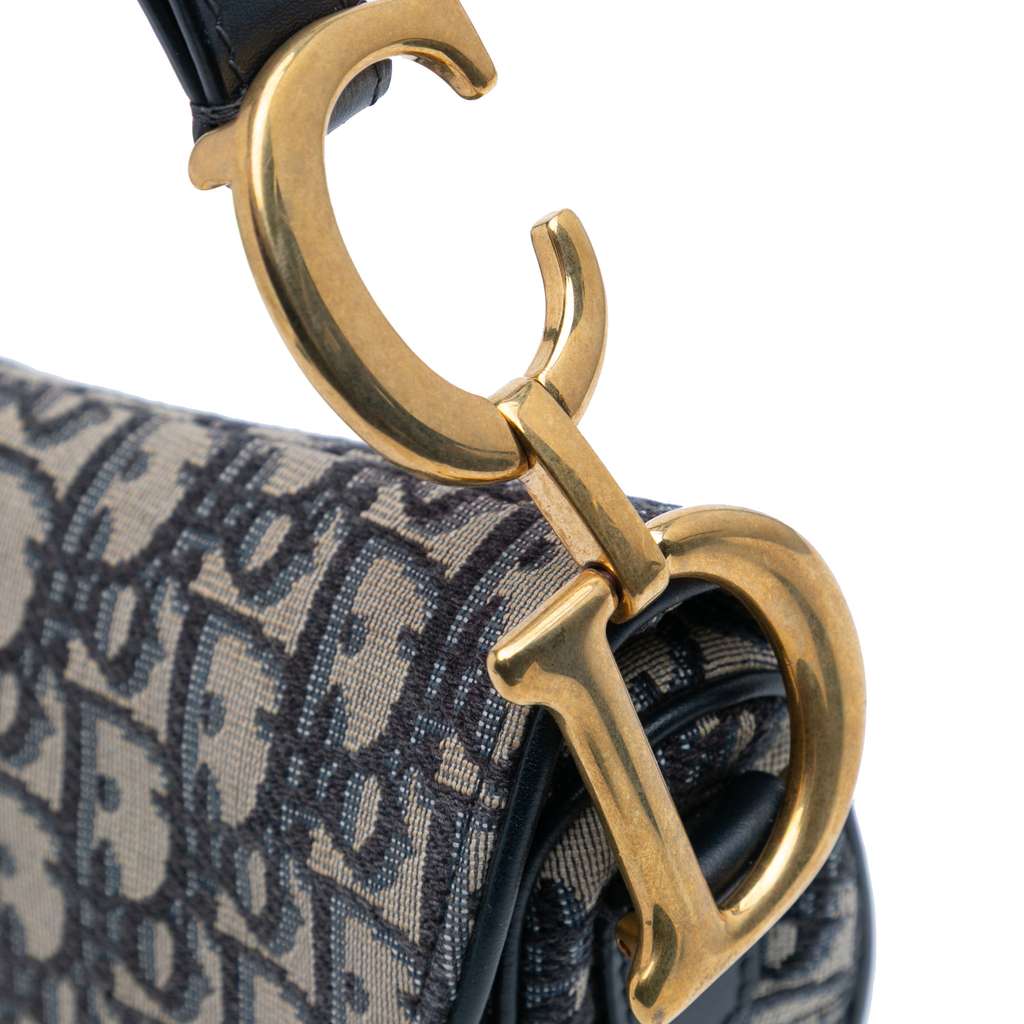 Dior Oblique Canvas Saddle Bag - Detail 2