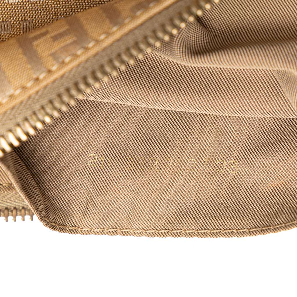 Fendi Zucchino Canvas Shoulder Bag - Detail 1