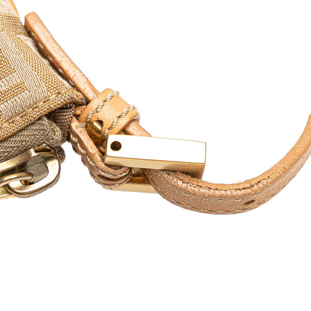 Fendi Zucchino Canvas Shoulder Bag - Image 10