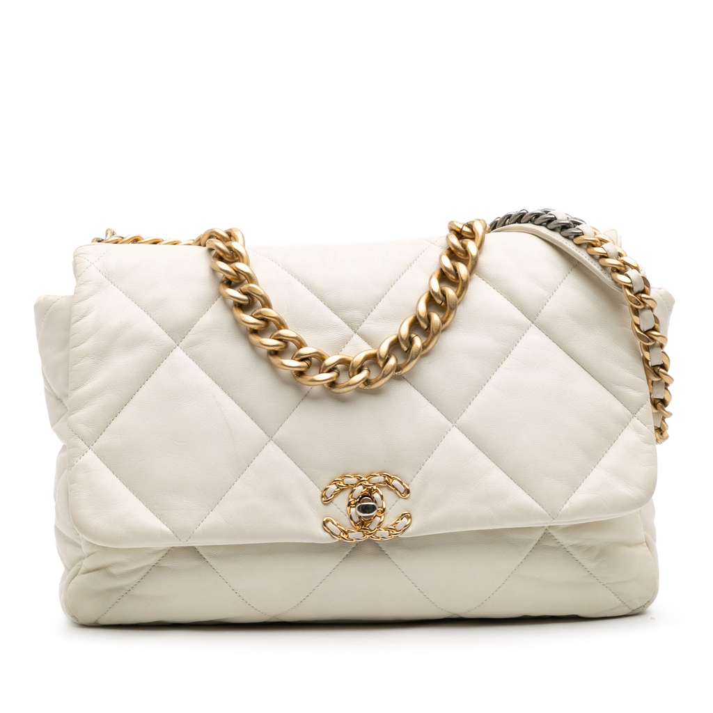Chanel Maxi Lambskin 19 Flap