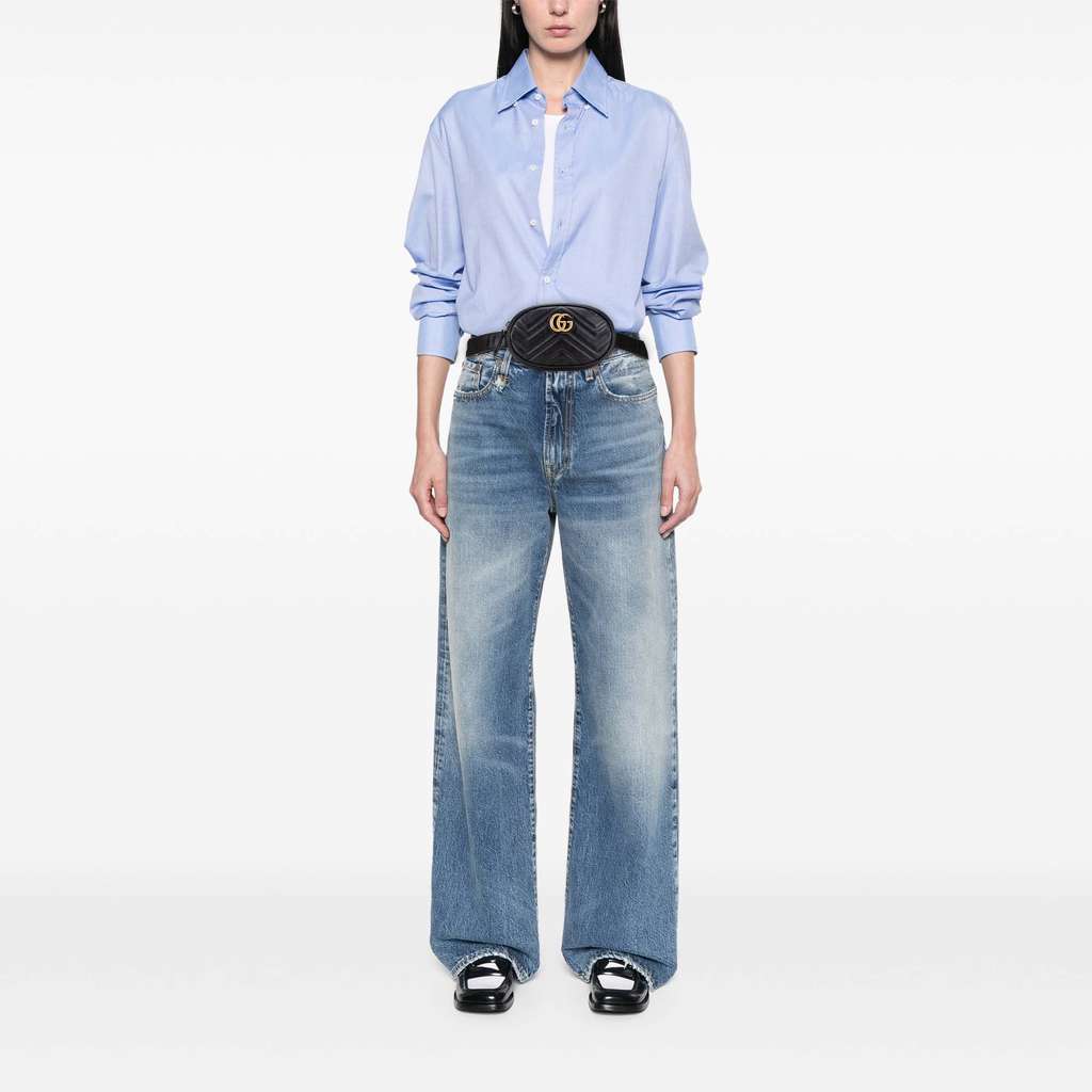 Gucci GG Marmont Matelasse Leather Belt Bag - Image 13