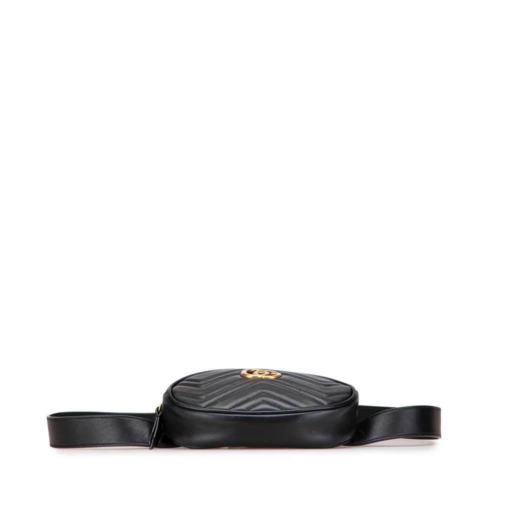 Gucci GG Marmont Matelasse Leather Belt Bag - Image 6