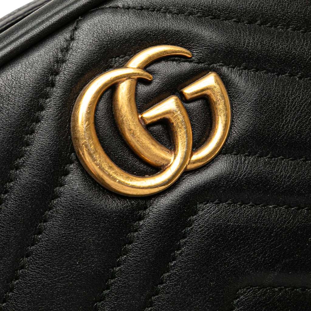 Gucci GG Marmont Matelasse Leather Belt Bag - Detail 2