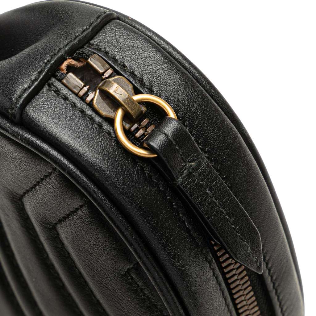 Gucci GG Marmont Matelasse Leather Belt Bag - Image 10