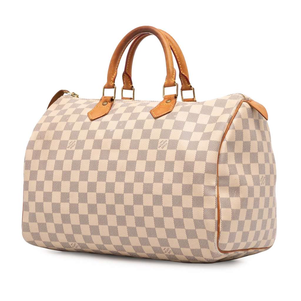 Louis Vuitton Damier Azur Speedy 35 - Back view