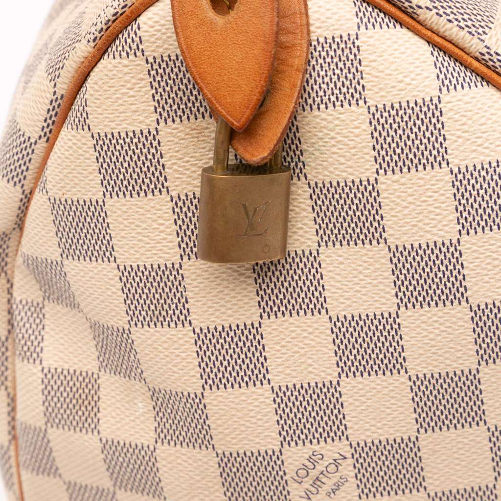 Louis Vuitton Damier Azur Speedy 35 - Image 12