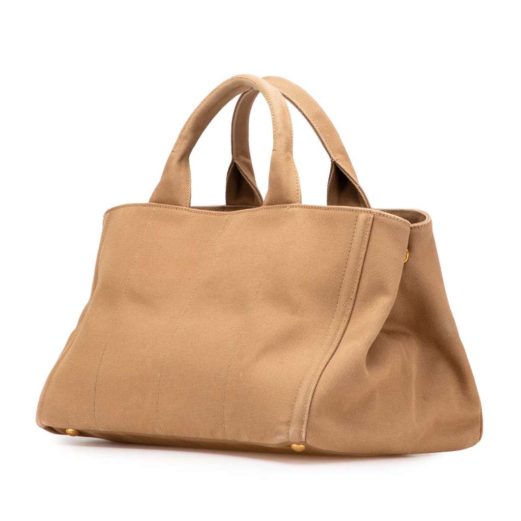 Prada Canvas Canapa Bijoux Satchel - Back view