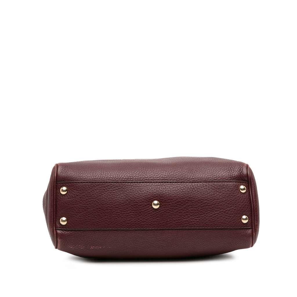 Gucci Small Calfskin Bamboo Shopper Satchel - 3