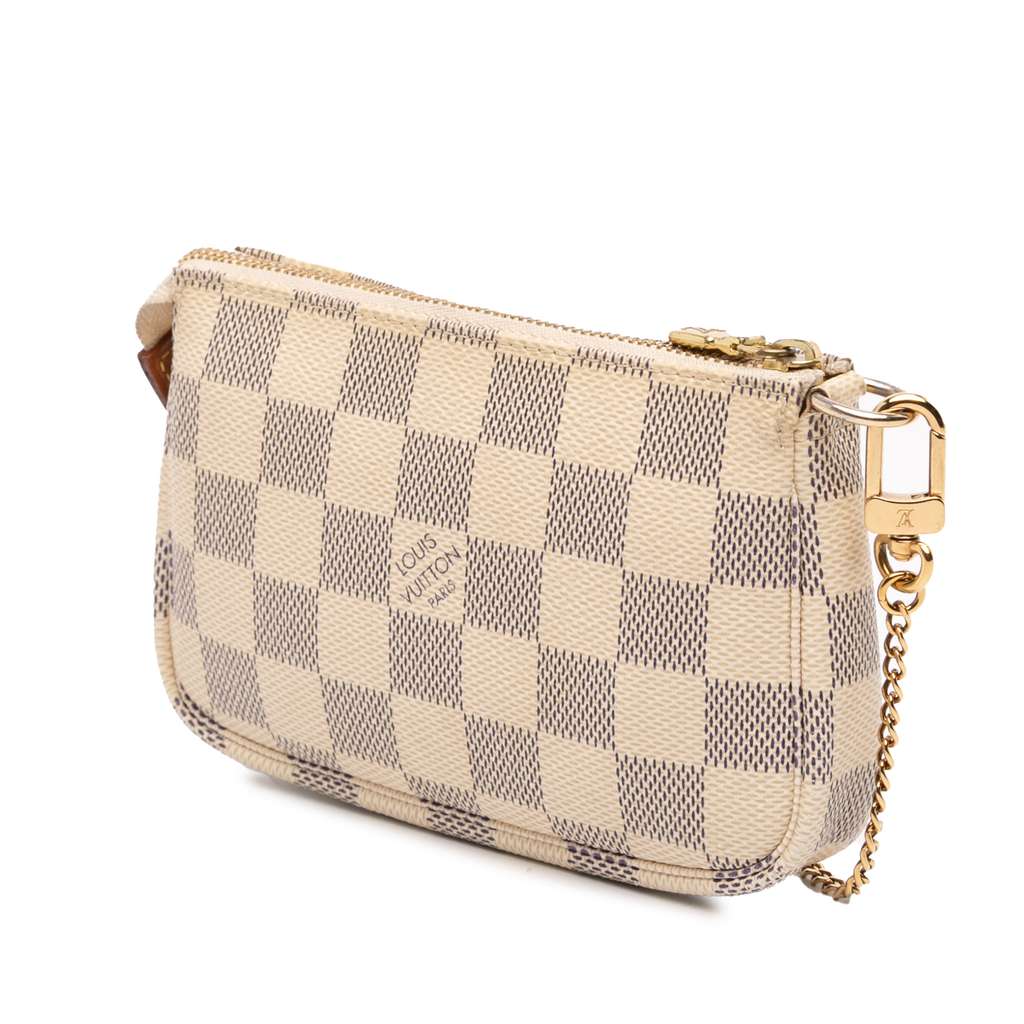 Louis Vuitton Damier Azur Mini Pochette Accessoires - Back view