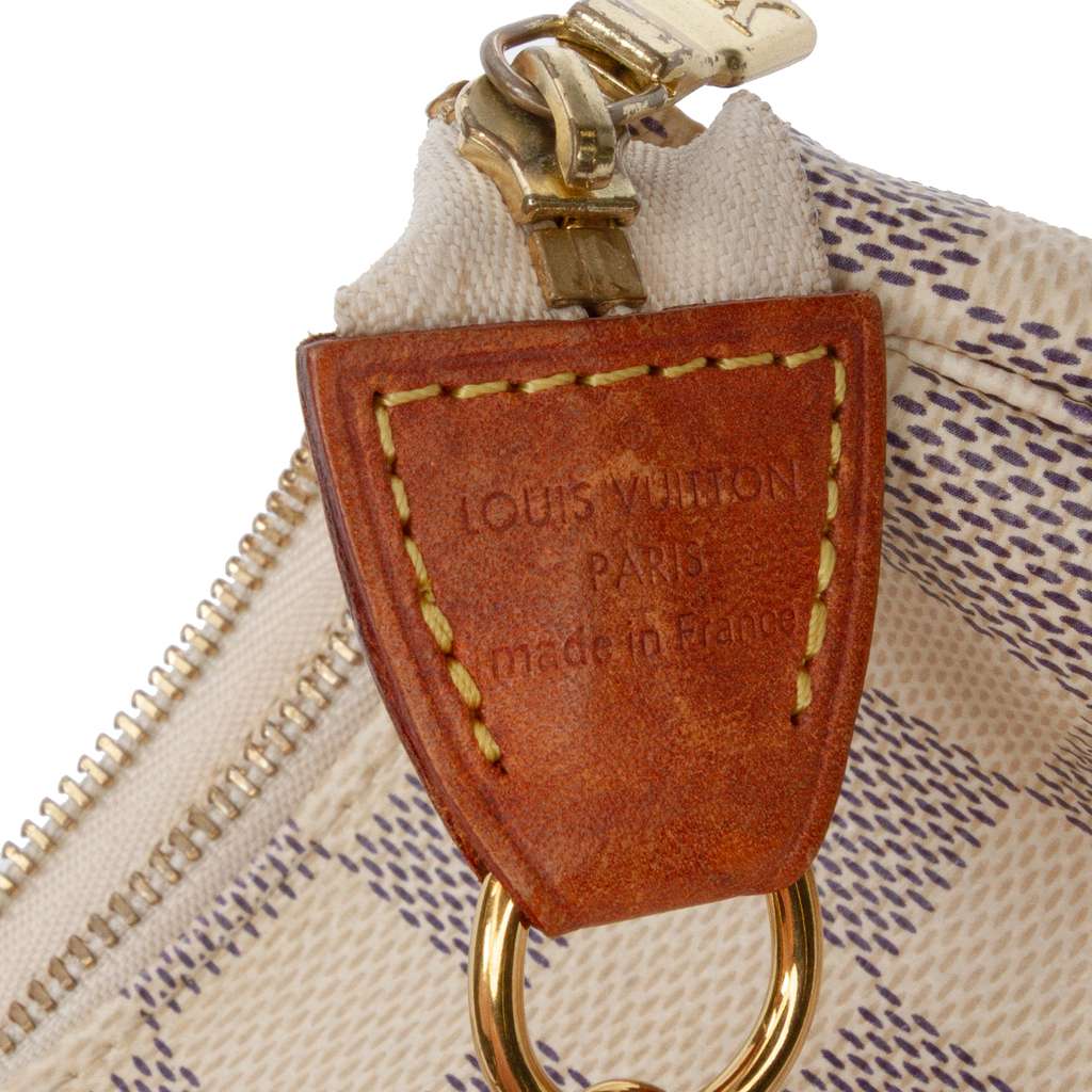 Louis Vuitton Damier Azur Mini Pochette Accessoires - Side view