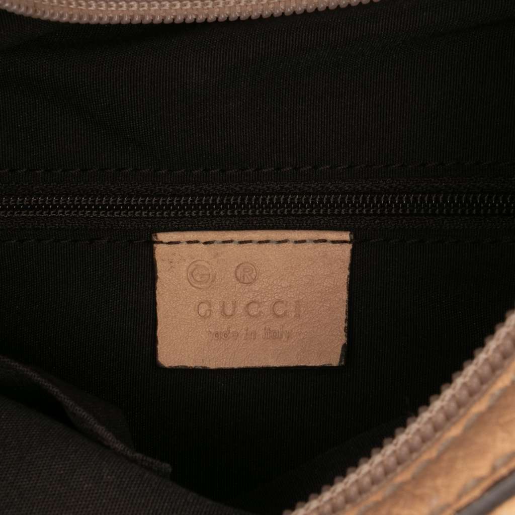 Gucci Small Guccissima Hysteria Crest Hobo - Side view