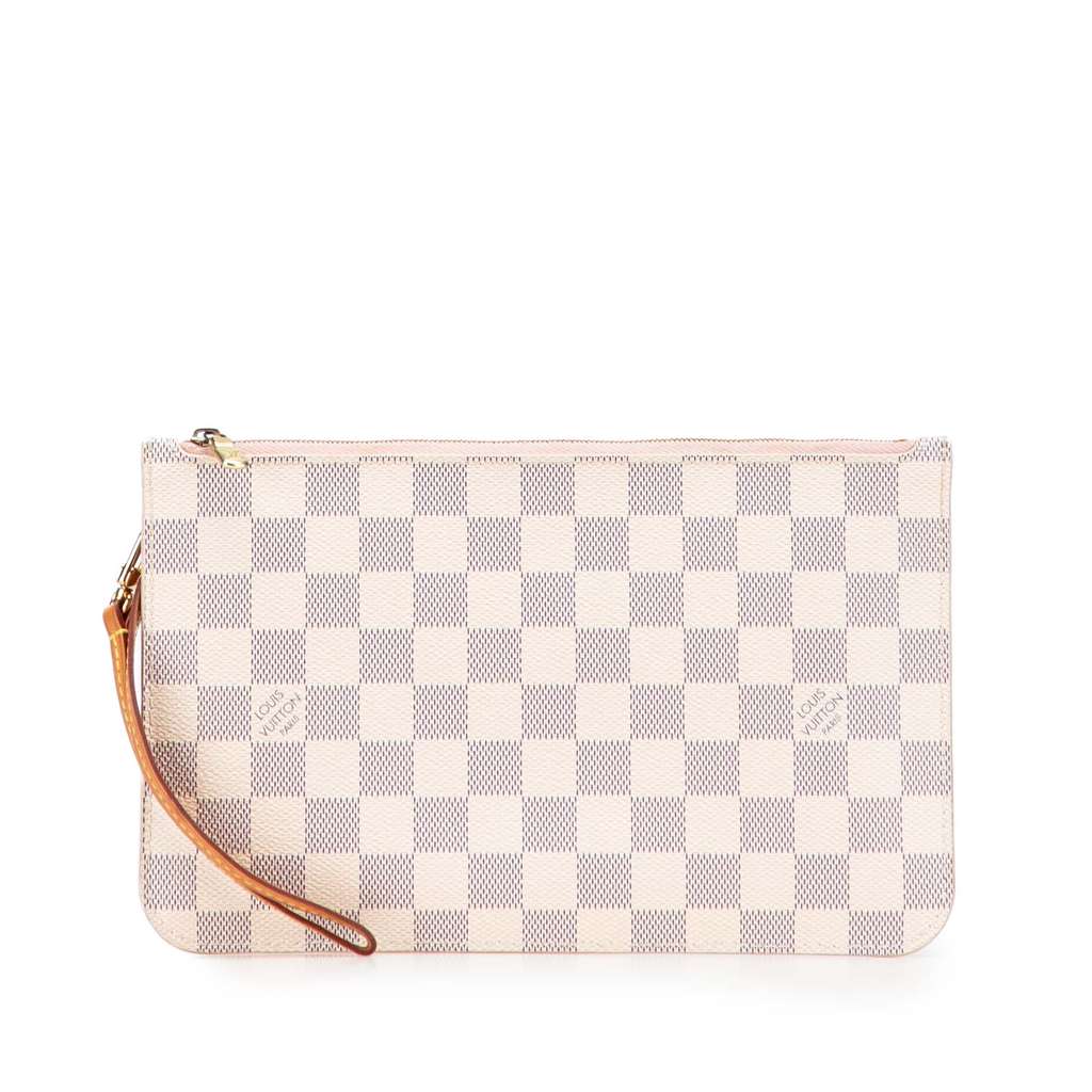Louis Vuitton Damier Azur Neverfull MM Pouch
