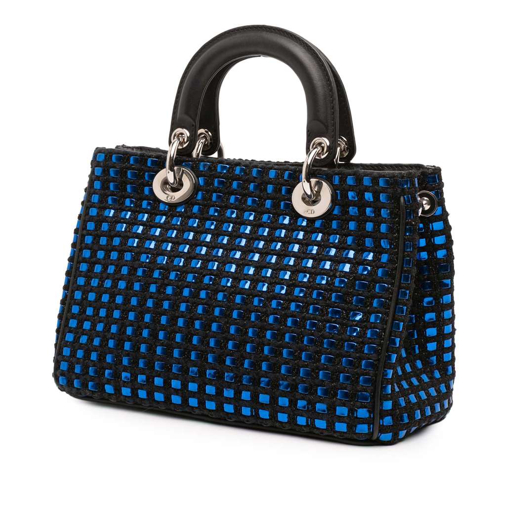 Dior Small Tweed Patch Diorissimo Tote - 2
