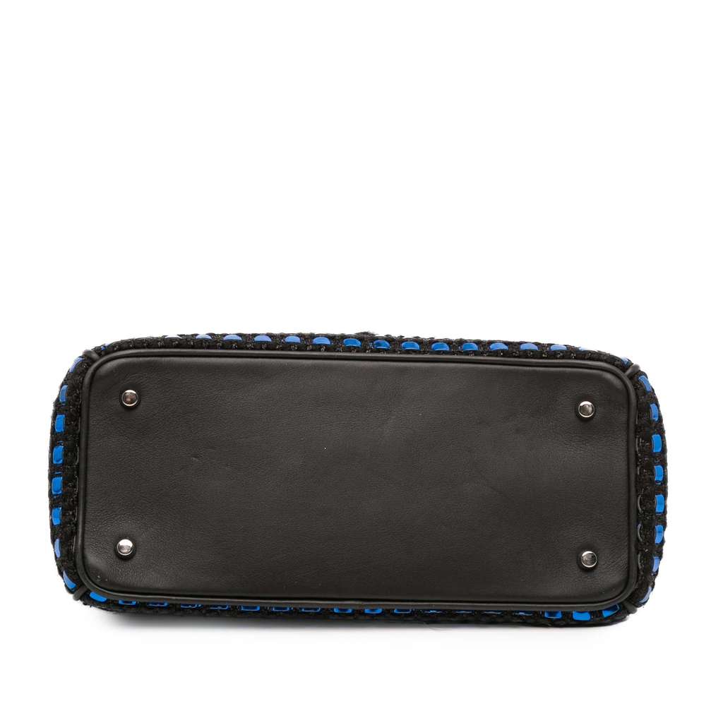 Dior Small Tweed Patch Diorissimo Tote - 3