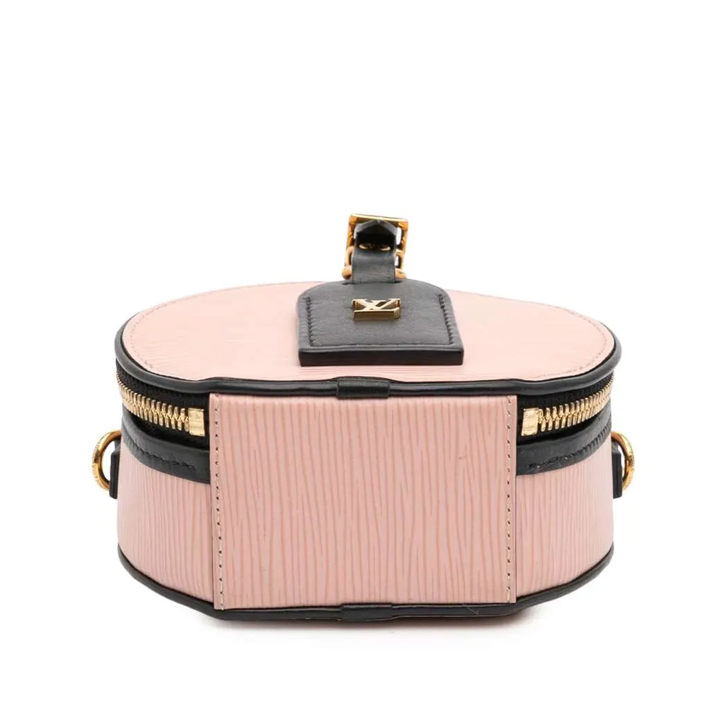 Louis Vuitton Epi Mini Boite Chapeau Pink Leather Good - Inside View