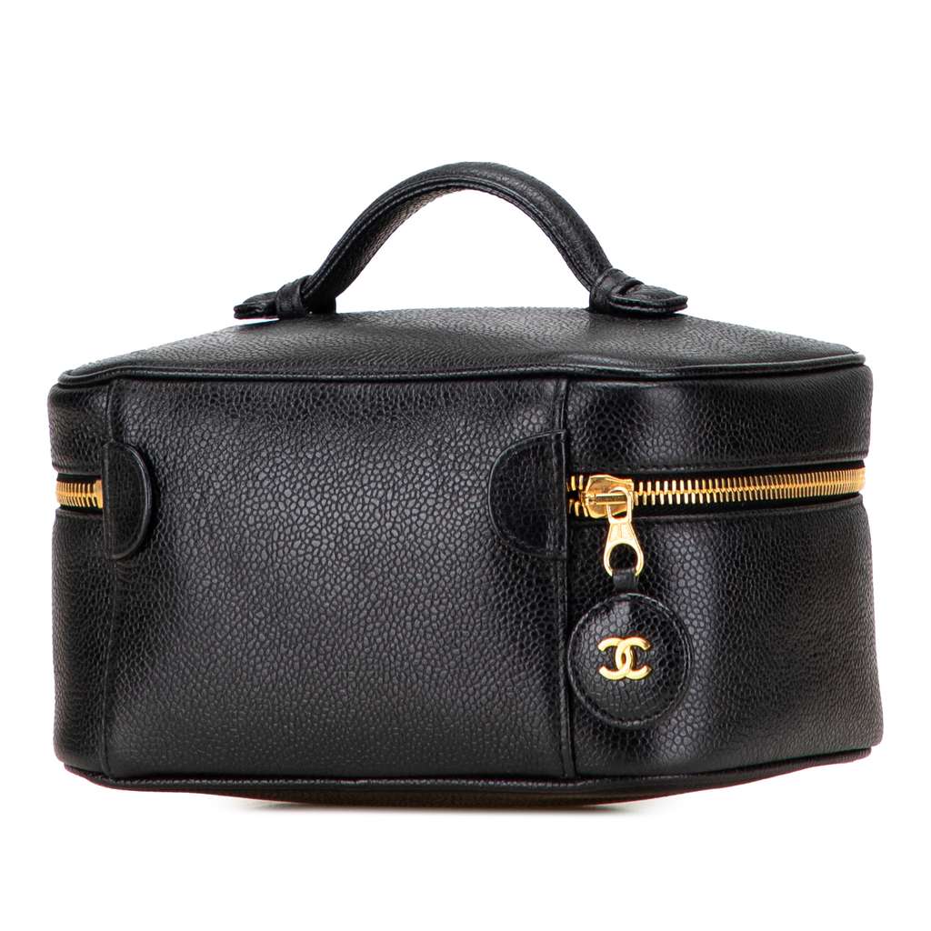 Chanel CC Caviar Vanity Case - 2