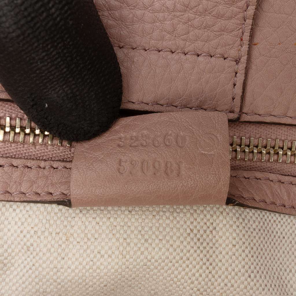 Gucci Medium Calfskin Bamboo Shopper Satchel - Detail 1