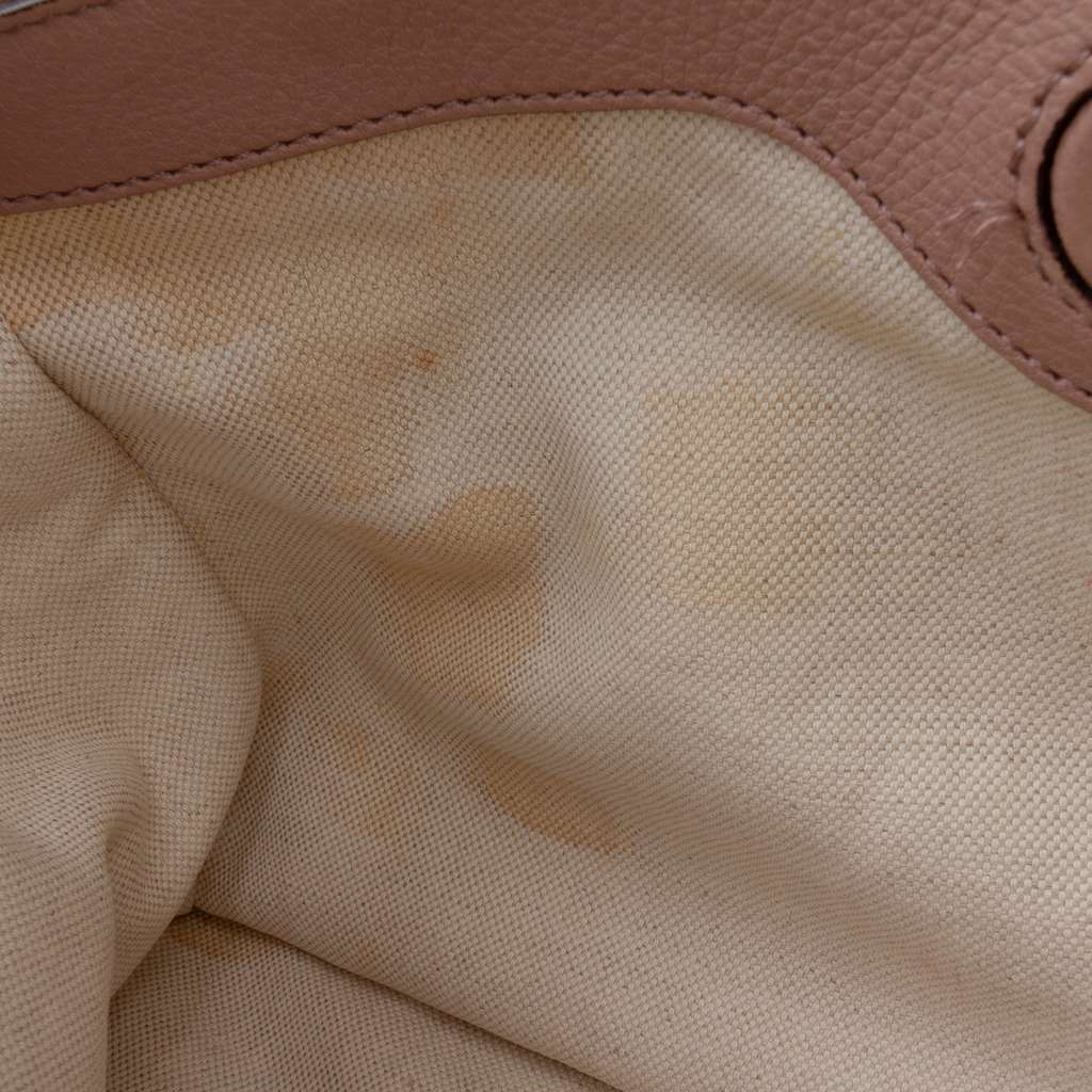 Gucci Medium Calfskin Bamboo Shopper Satchel - Image 10