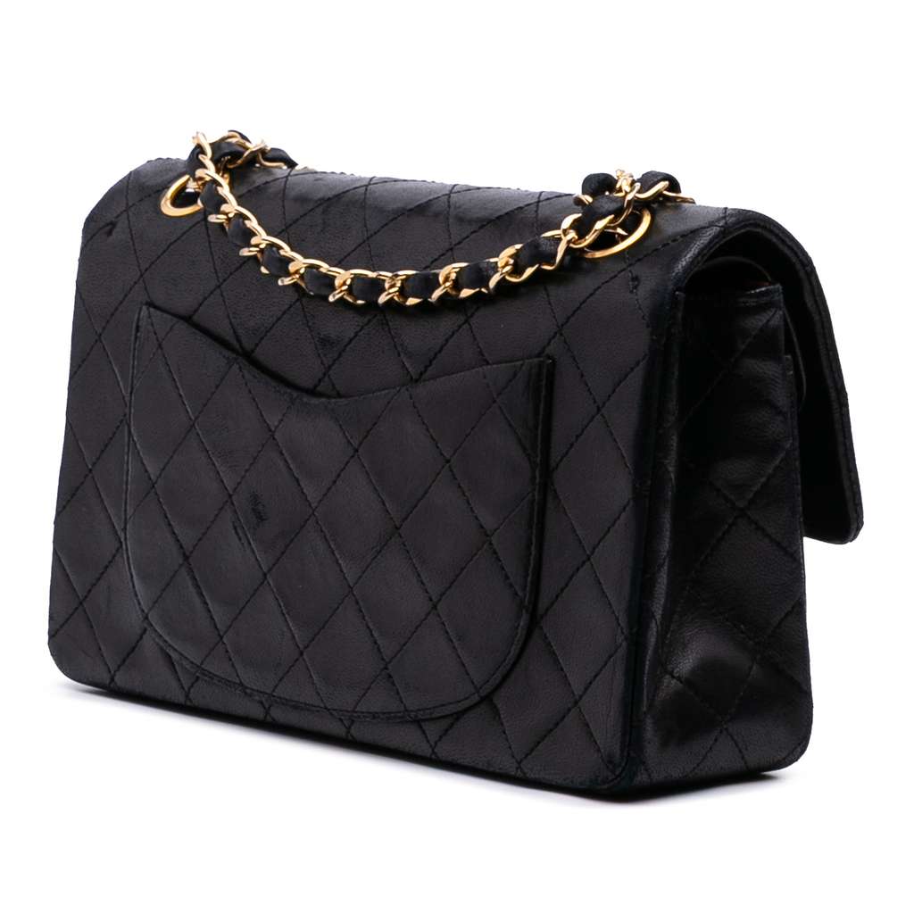 Chanel Small Classic Lambskin Double Flap - Back view