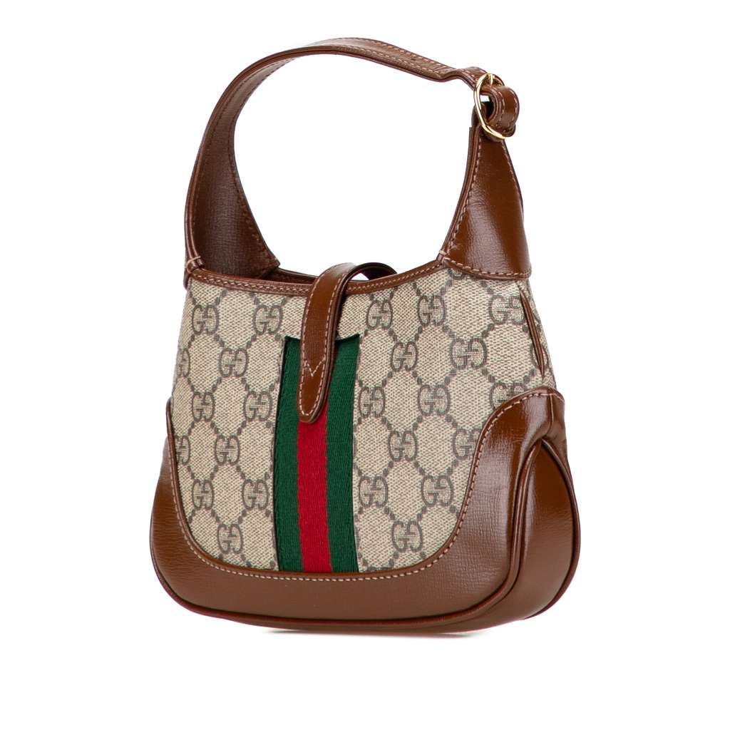 Gucci Mini GG Supreme Jackie 1961 Crossbody - Back view