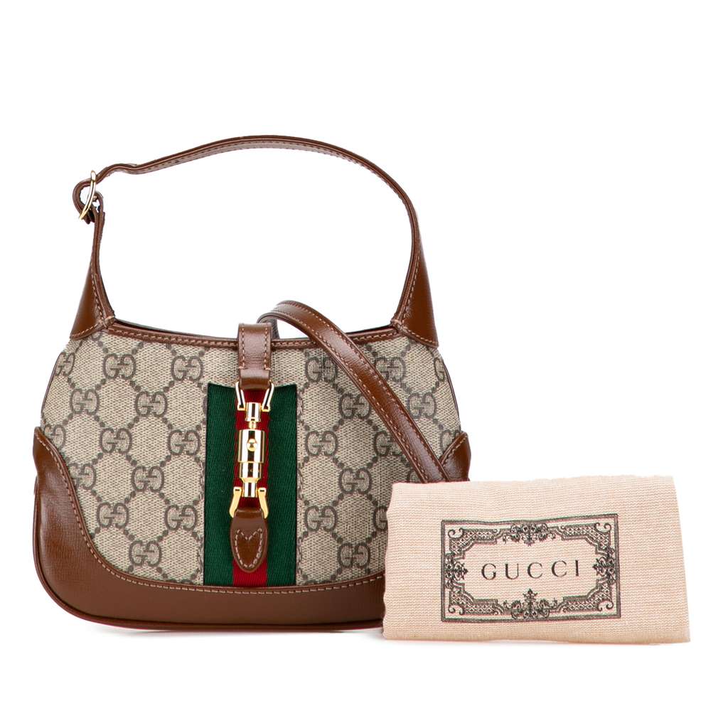 Gucci Mini GG Supreme Jackie 1961 Crossbody - Image 12