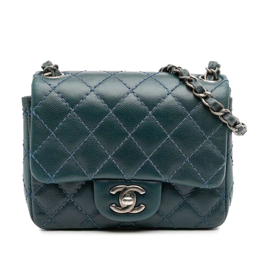 Chanel Mini Square Classic Caviar Single Flap