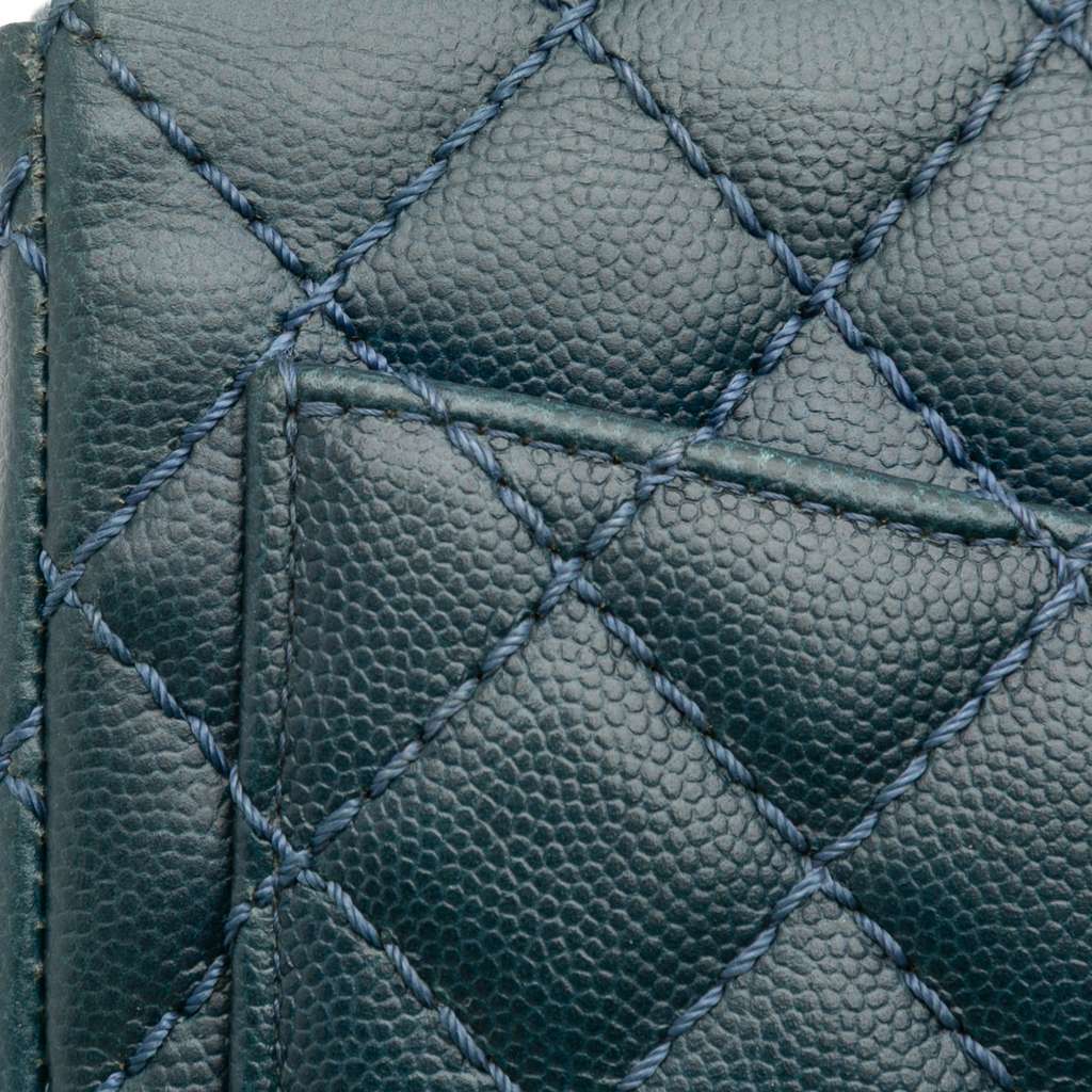 Chanel Mini Square Classic Caviar Single Flap - Image 12