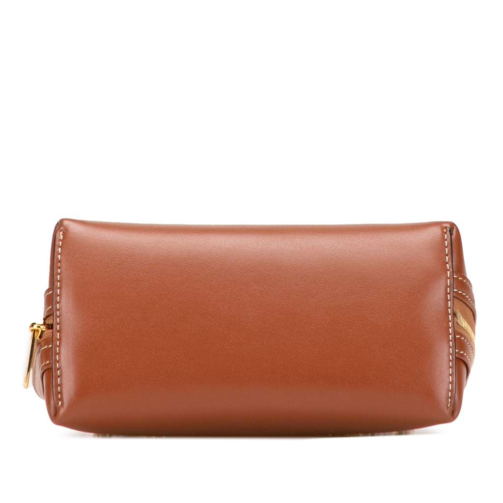 Celine Smooth Calfskin Cuir Triomphe Clutch on Chain - Image 6
