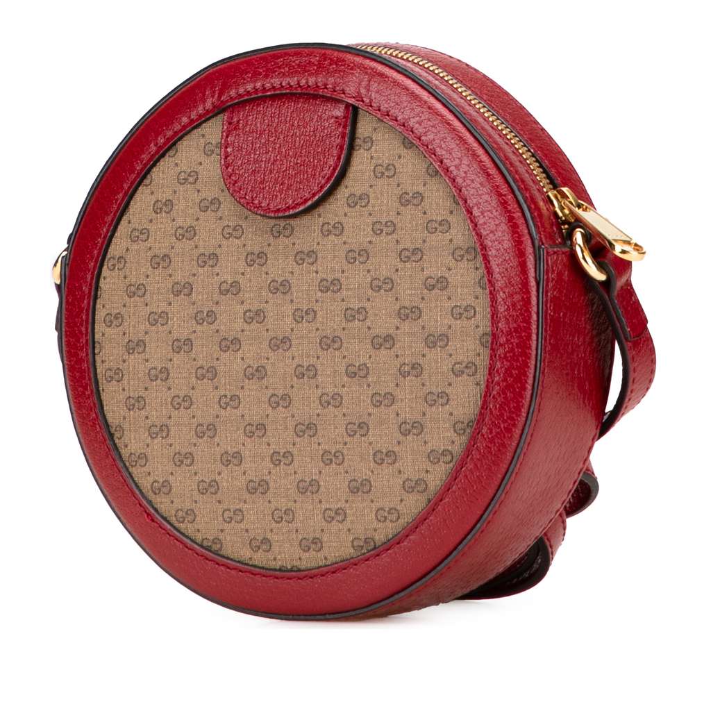 Gucci Micro GG Supreme Doraemon Round Crossbody - Back view