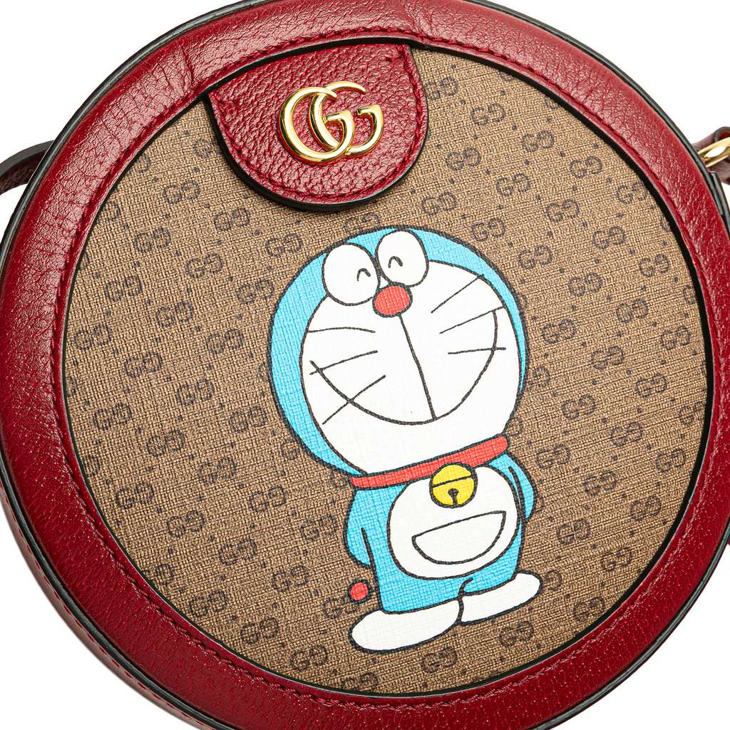 Gucci Micro GG Supreme Doraemon Round Crossbody - Detail 2