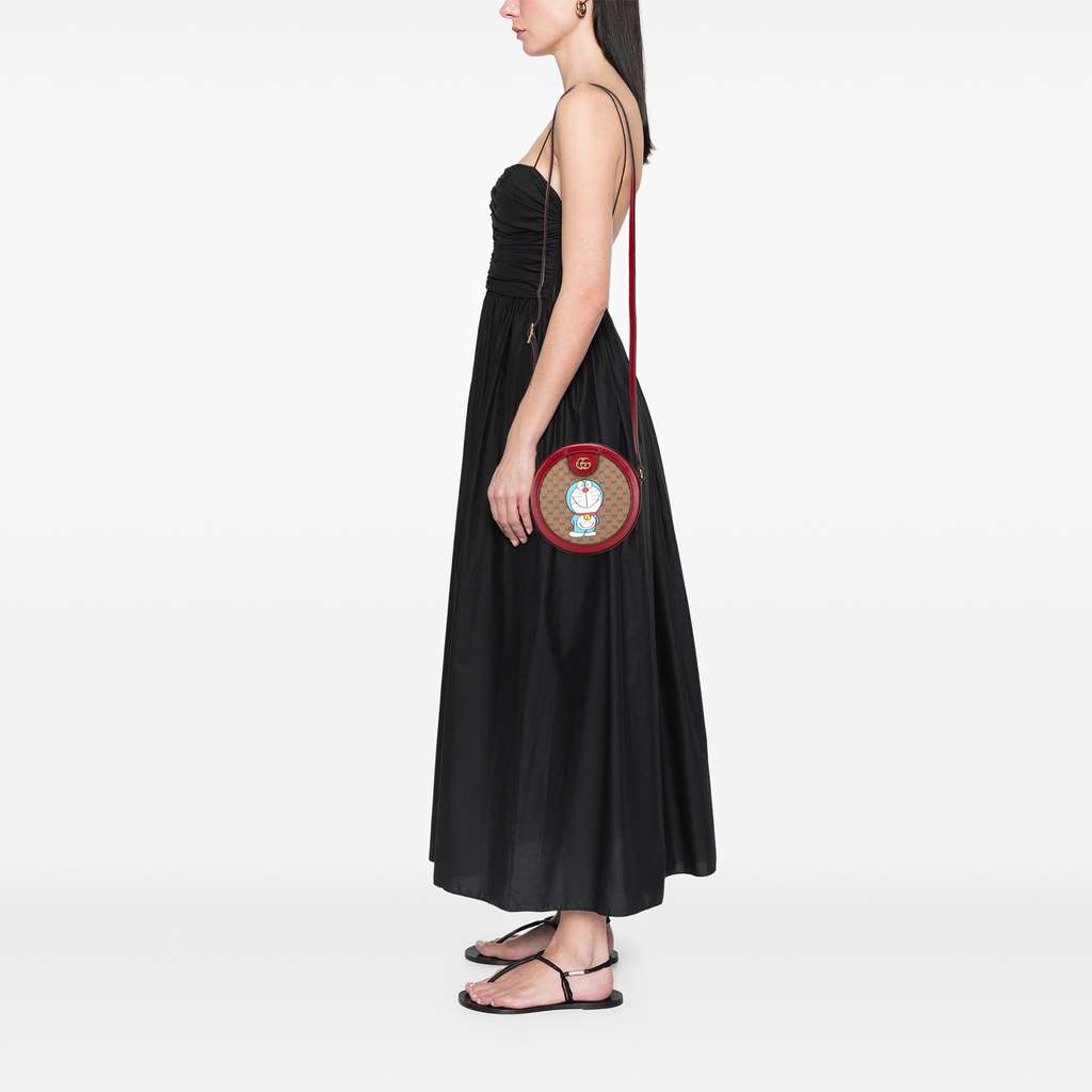 Gucci Micro GG Supreme Doraemon Round Crossbody - Image 11