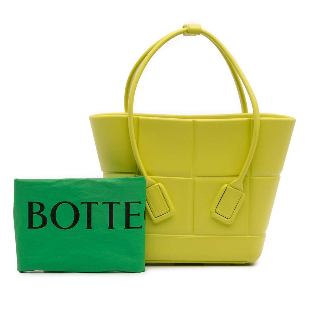 Bottega Veneta Mini Rubber Arco Shopping Bag - Image 13