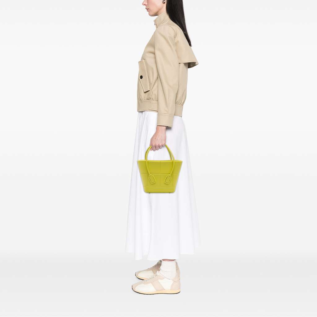 Bottega Veneta Mini Rubber Arco Shopping Bag - Image 12