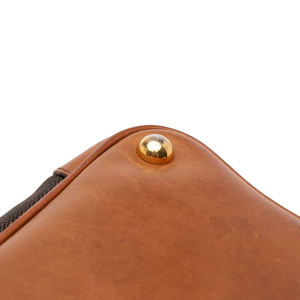 Burberry Medium Mega Check Canvas Bloomsbury Saddle Satchel - Image 13