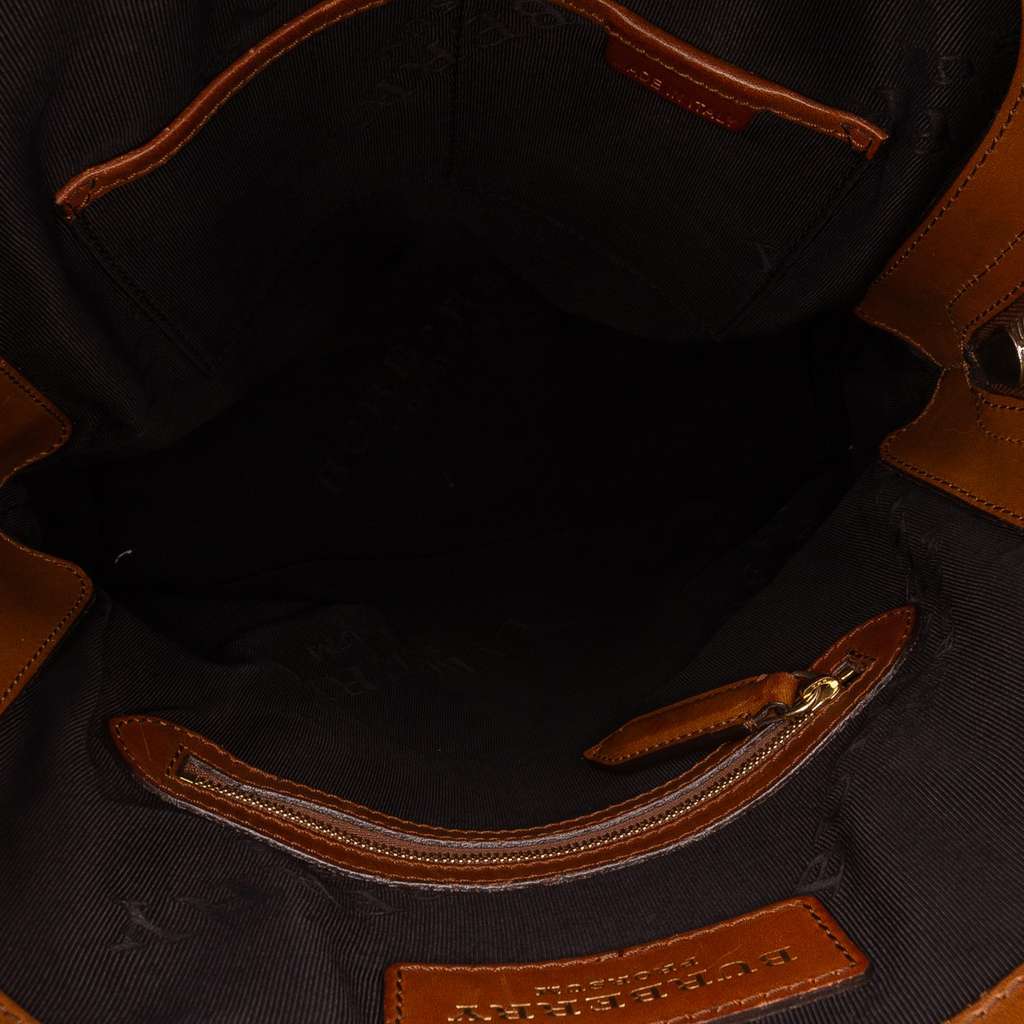 Burberry Medium Mega Check Canvas Bloomsbury Saddle Satchel - 4