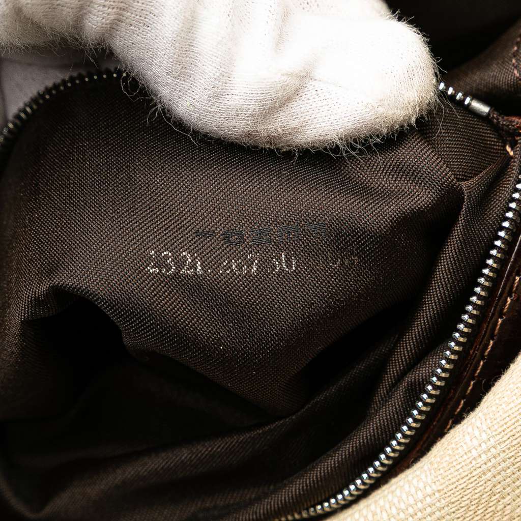 Fendi Zucca Canvas Shoulder Bag - Detail 1