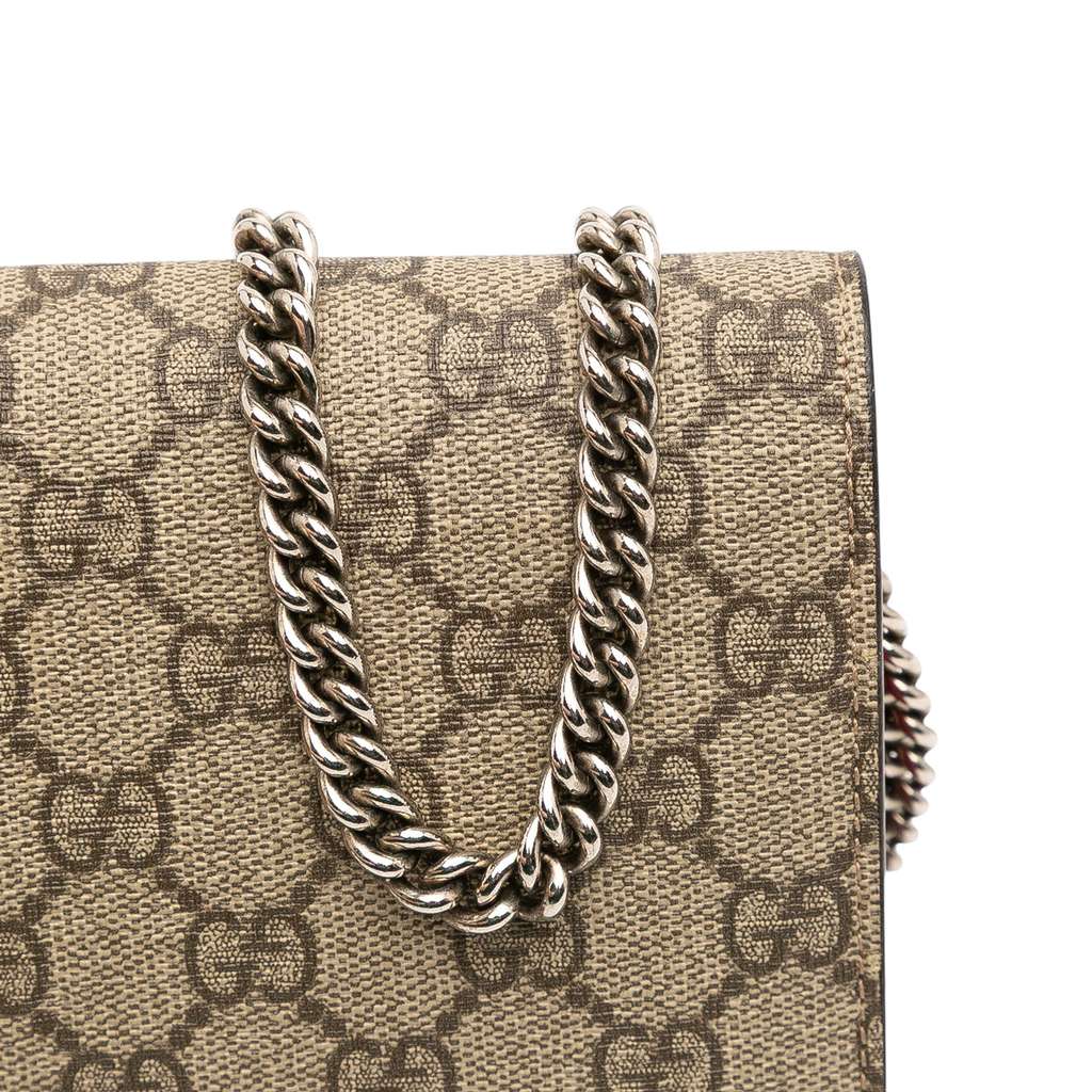Gucci GG Supreme Dionysus Chain Wallet - Image 15
