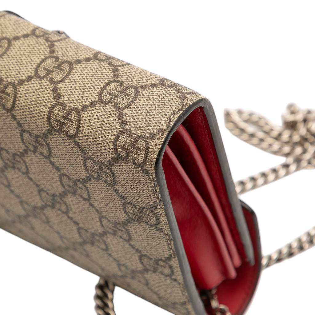 Gucci GG Supreme Dionysus Chain Wallet - Image 12