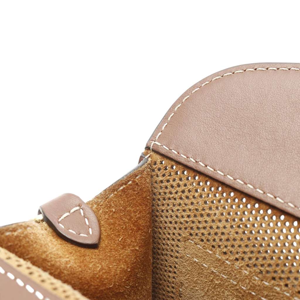 Burberry Mini Perforated Leather Pocket Tote - Detail 1